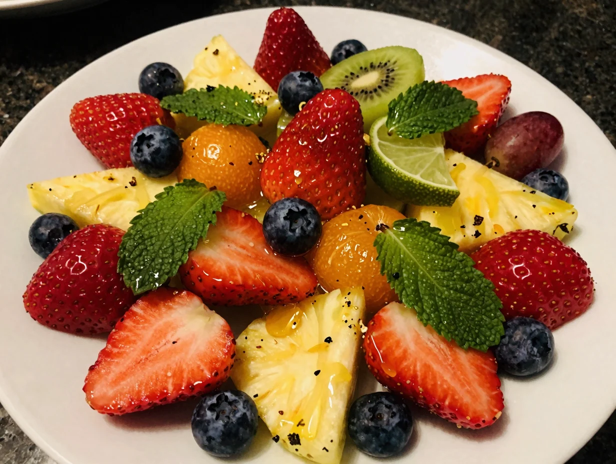 Honey Lime Fruit Salad