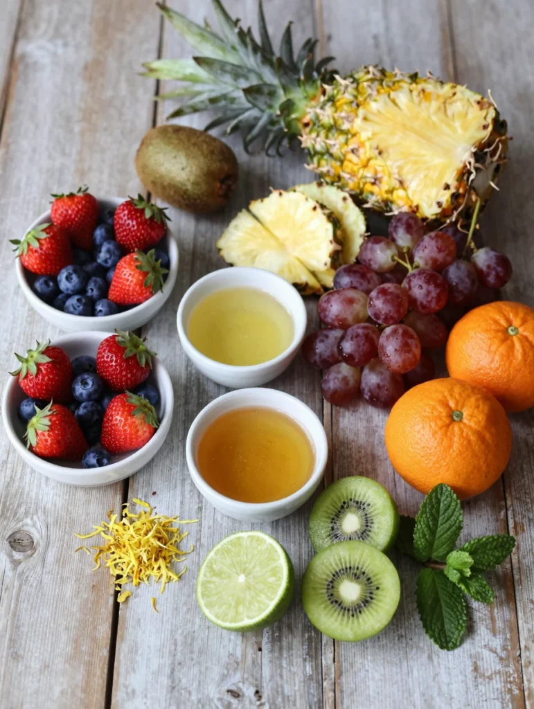 Honey Lime Fruit Salad