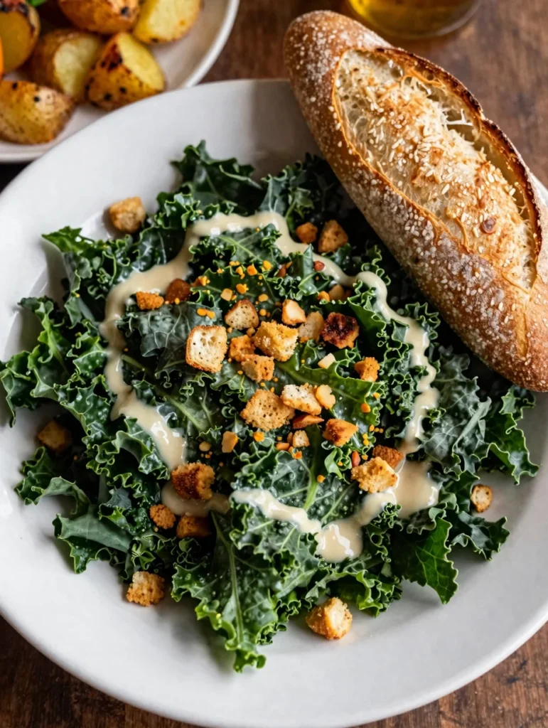 Kale Caesar Salad