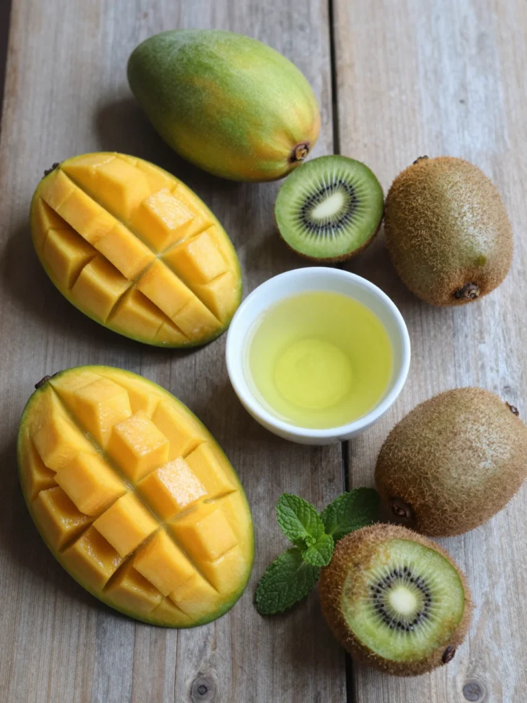 Kiwi Mango Fruit Bowl