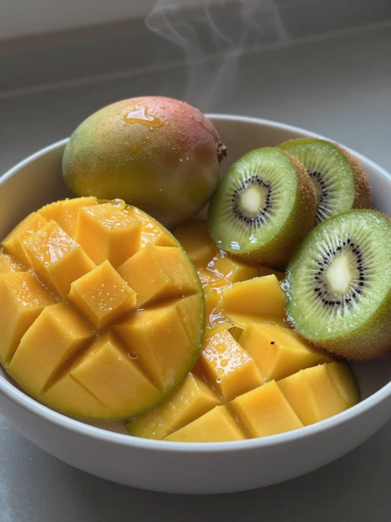 Kiwi Mango Fruit Bowl