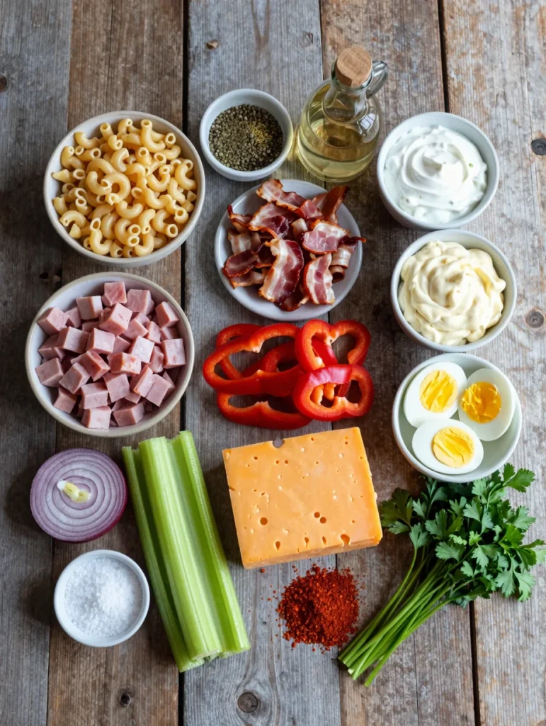 Loaded Macaroni Salad