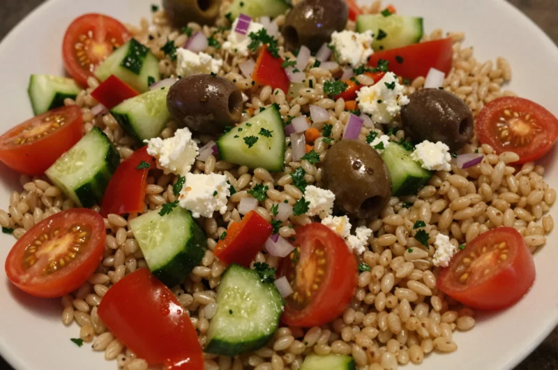 Mediterranean Farro Salad