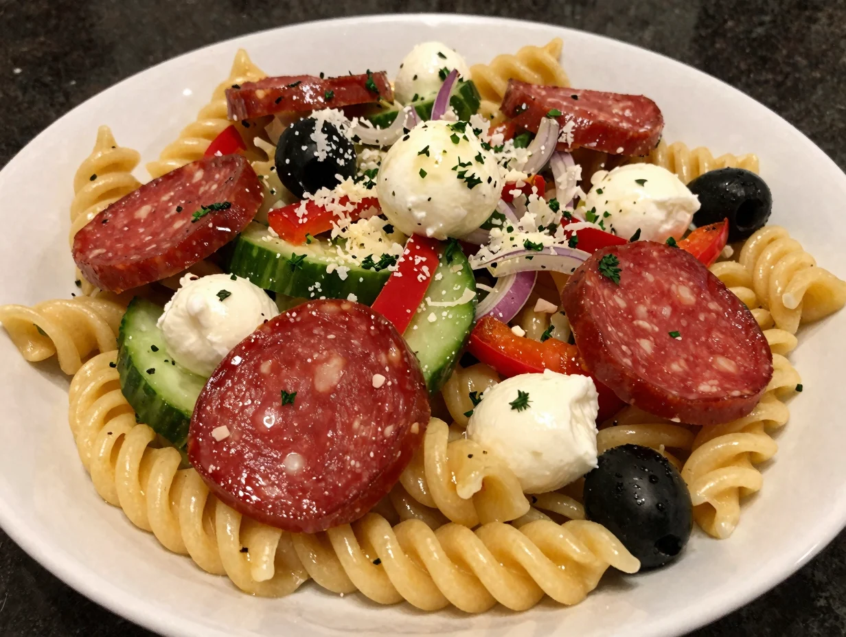 Pasta Salad with Pepperoni
