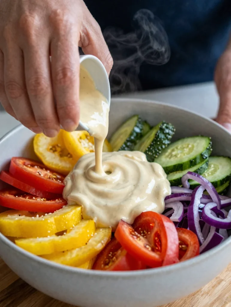 Rainbow Veggie Salad Bowl