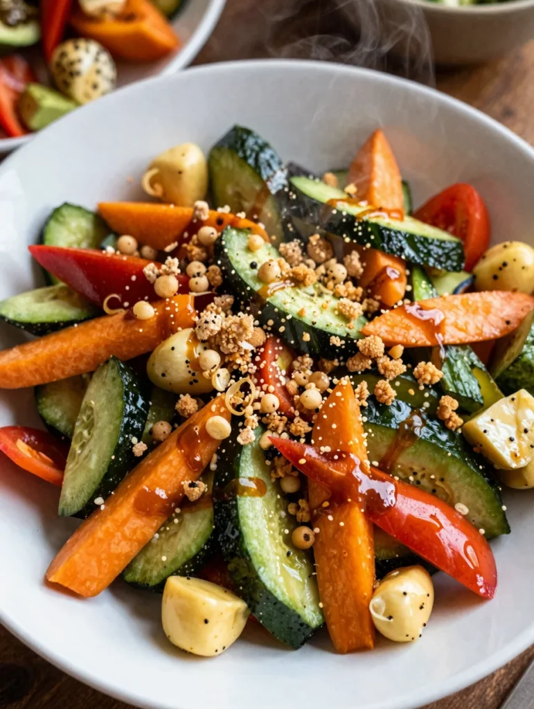 Rainbow Veggie Salad Bowl