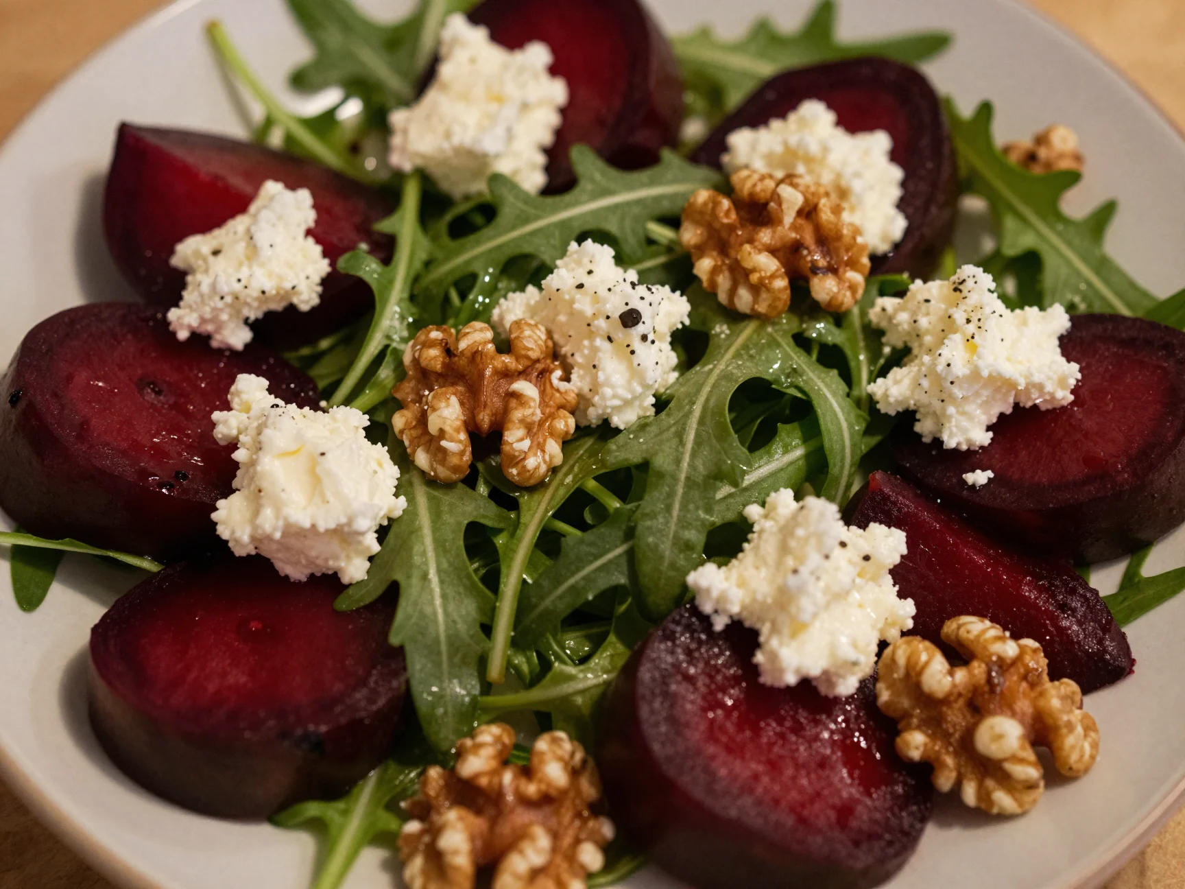 Roasted Beet and Goat Cheese Salad