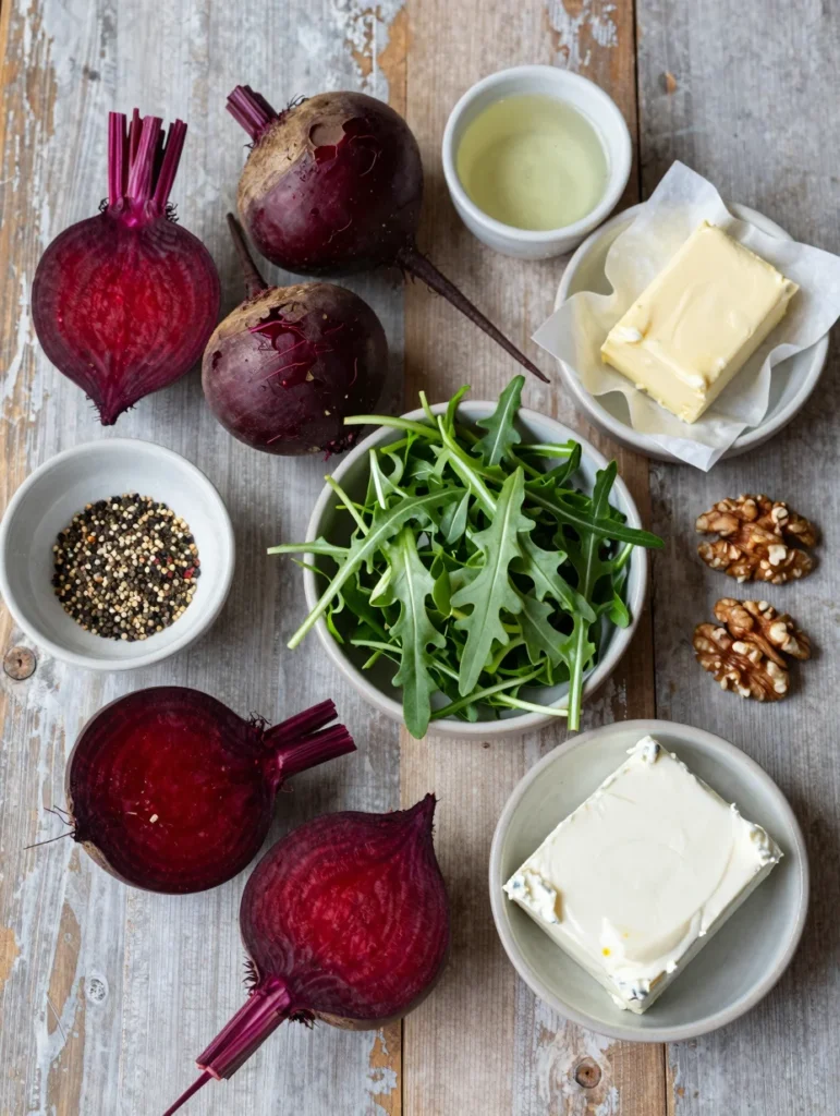 Roasted Beet and Goat Cheese Salad