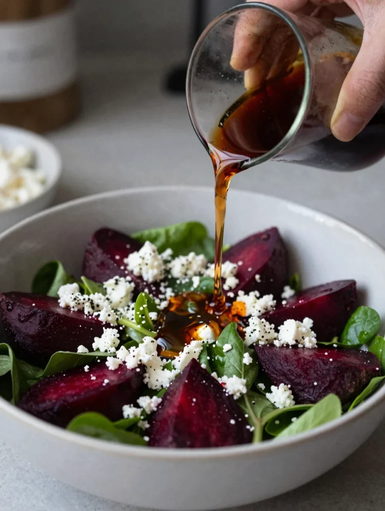 Roasted Beet and Goat Cheese Salad