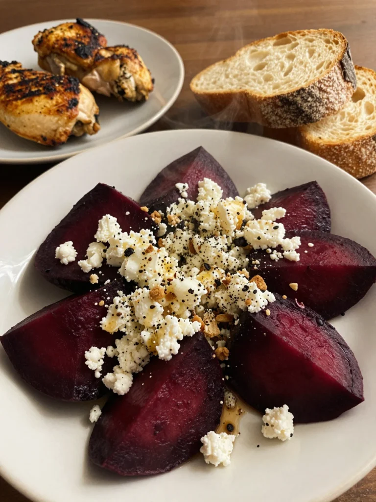 Roasted Beet and Goat Cheese Salad