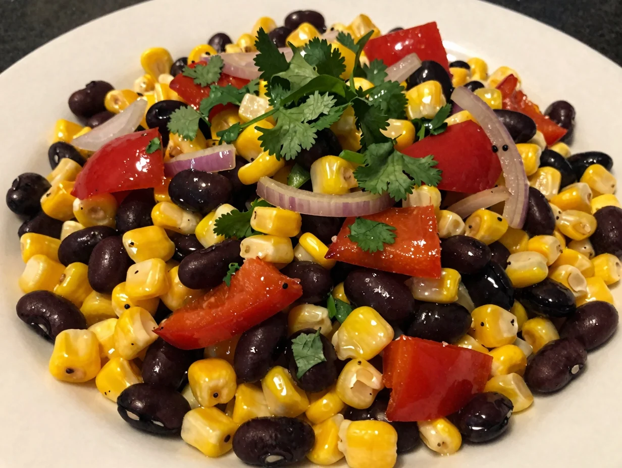 Roasted Corn Black Bean Salad