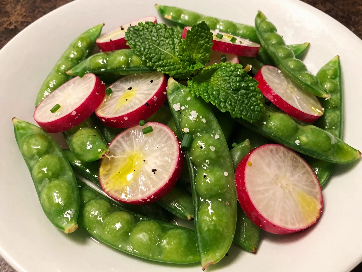 Snap Pea and Radish Salad