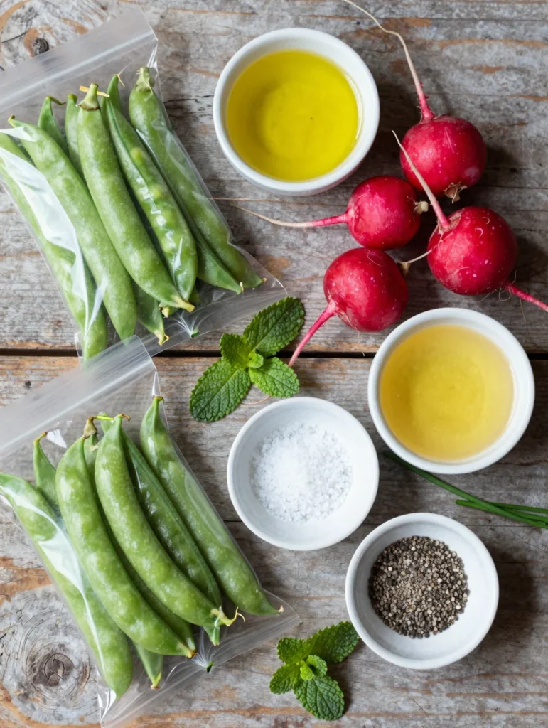 Snap Pea and Radish Salad