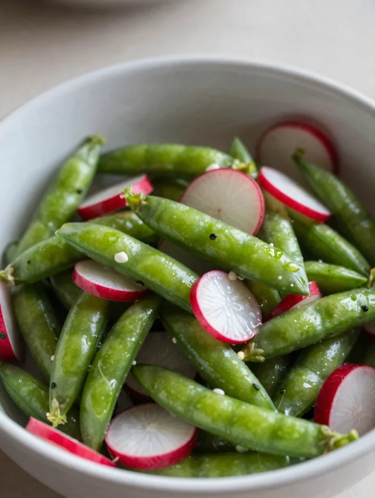 Snap Pea and Radish Salad