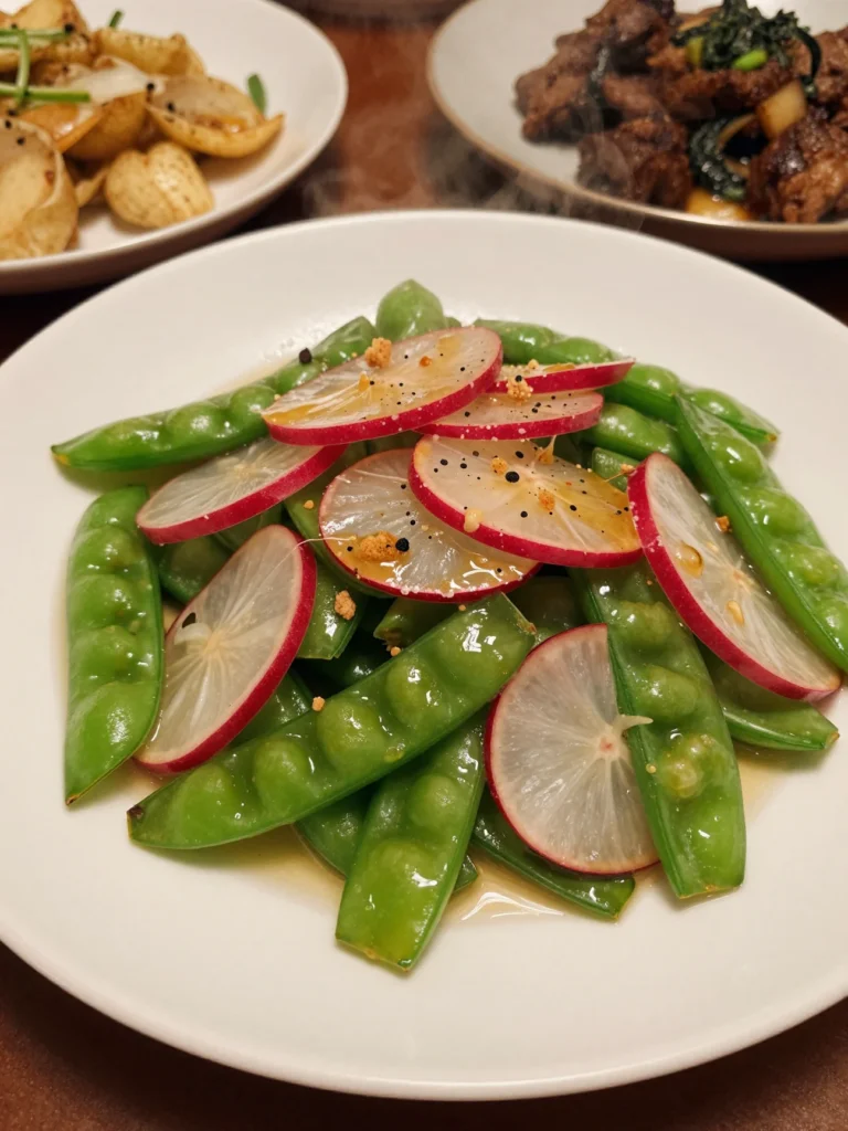 Snap Pea and Radish Salad