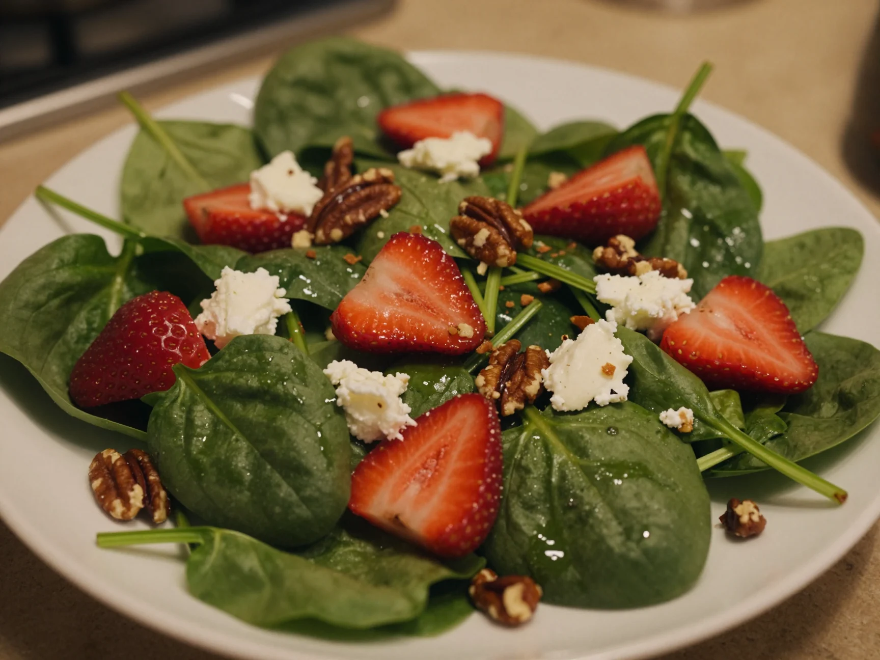 Strawberry Spinach Salad