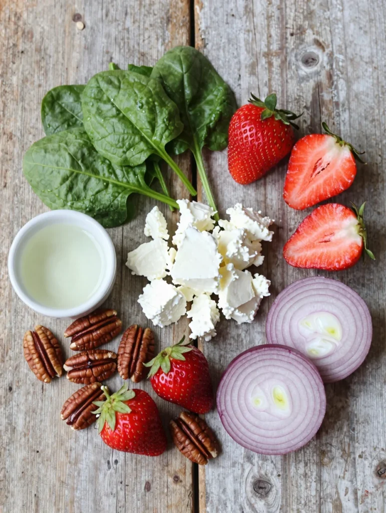 Strawberry Spinach Salad