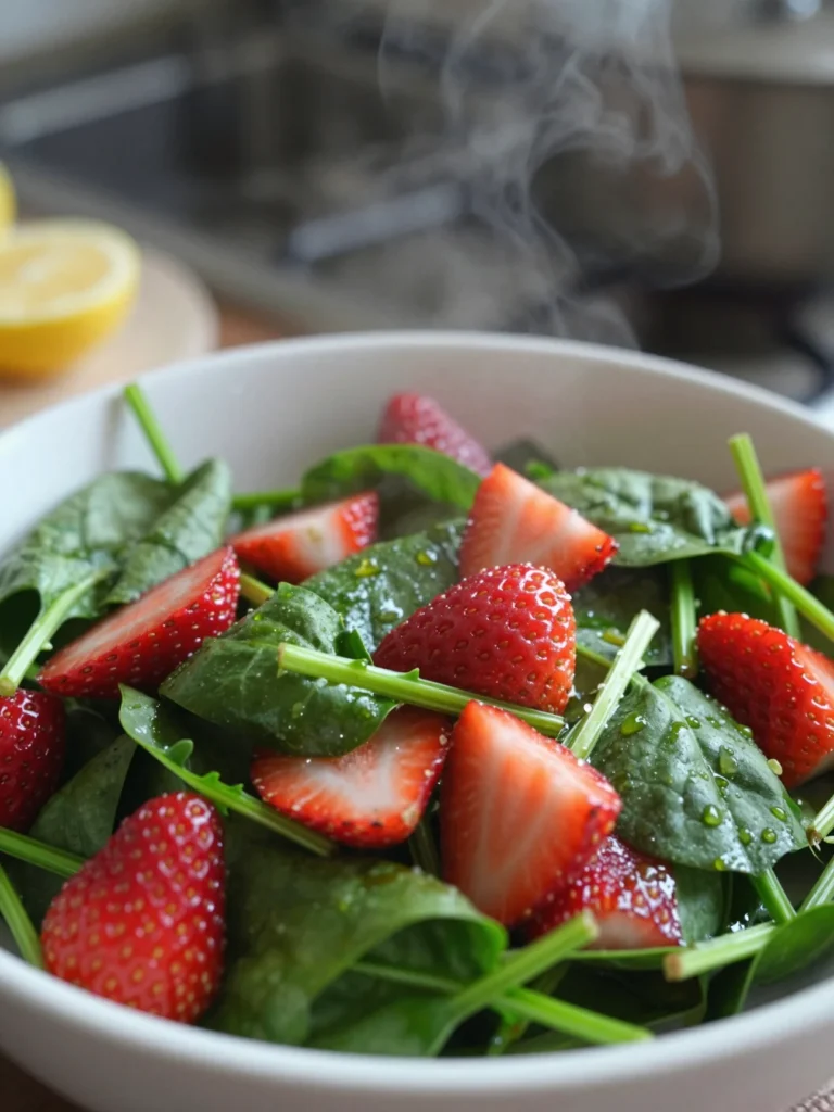 Strawberry Spinach Salad