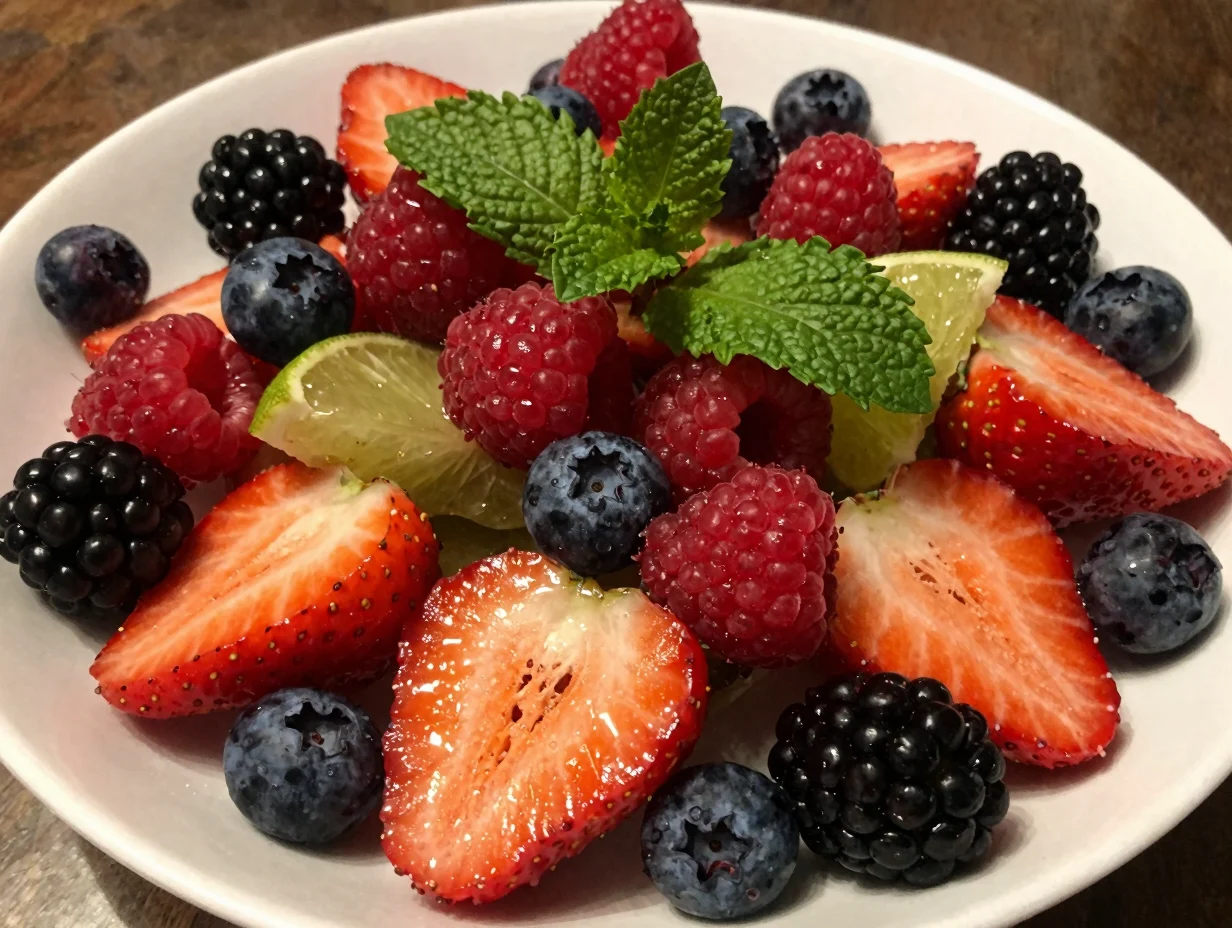 Summer Berry Fruit Salad