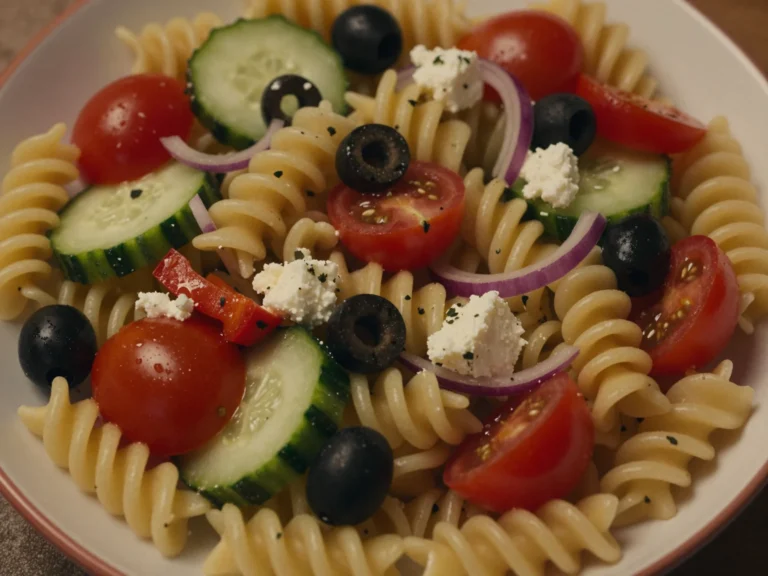 Summer Pasta Salad with Vegetables