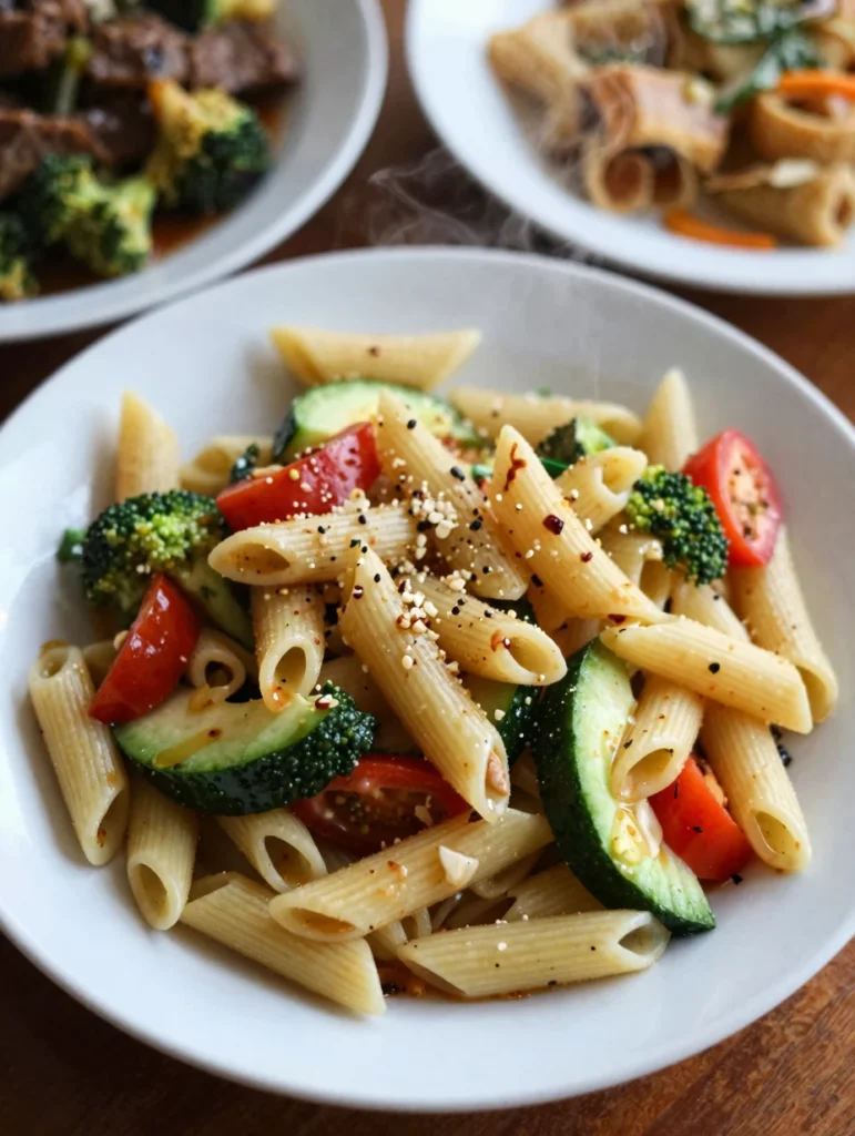 Summer Pasta Salad with Vegetables