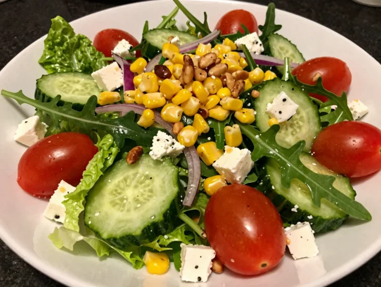 Summer Salad with Lemon Vinaigrette