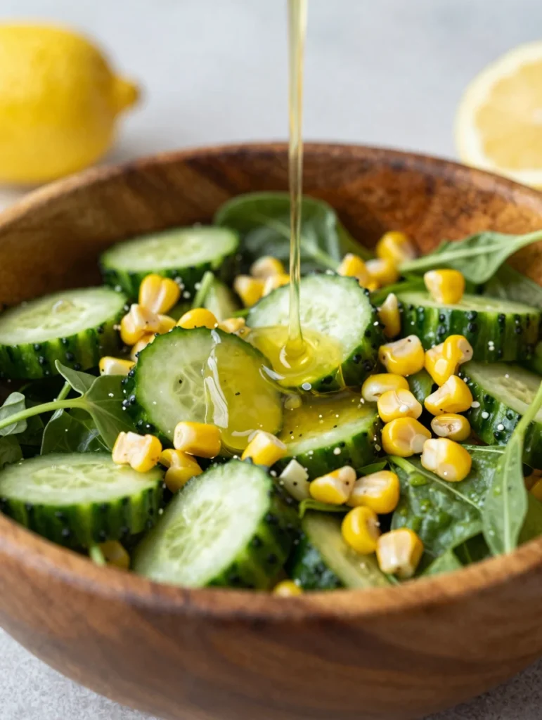 Summer Salad with Lemon Vinaigrette