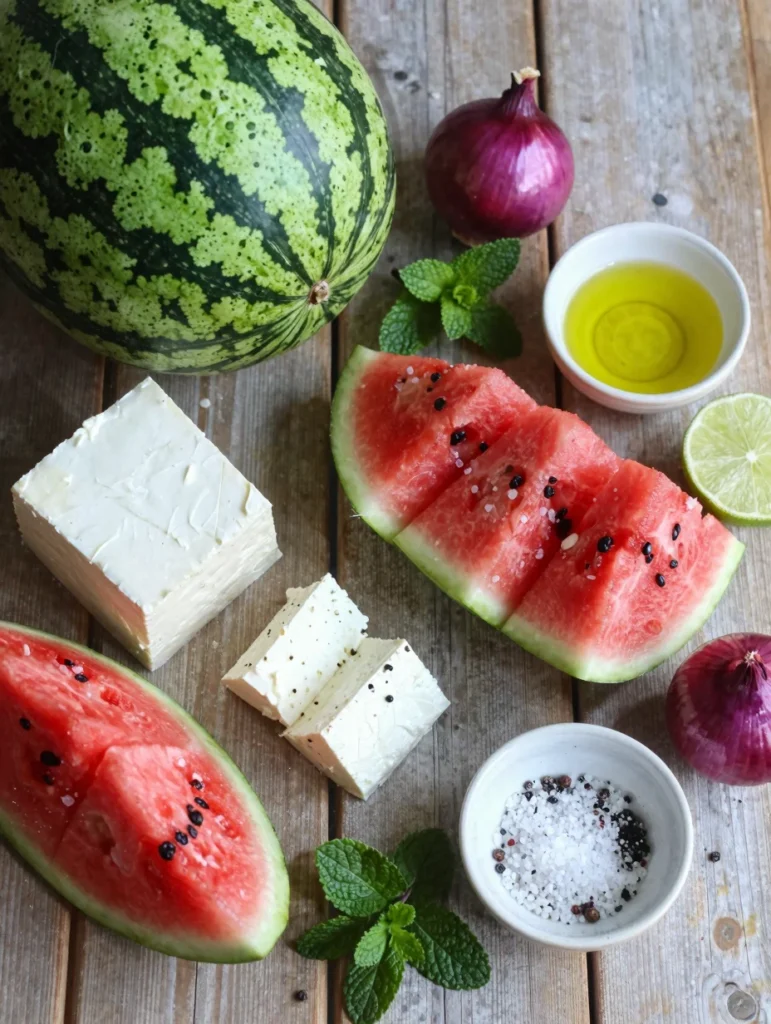 Summer Watermelon Feta Salad