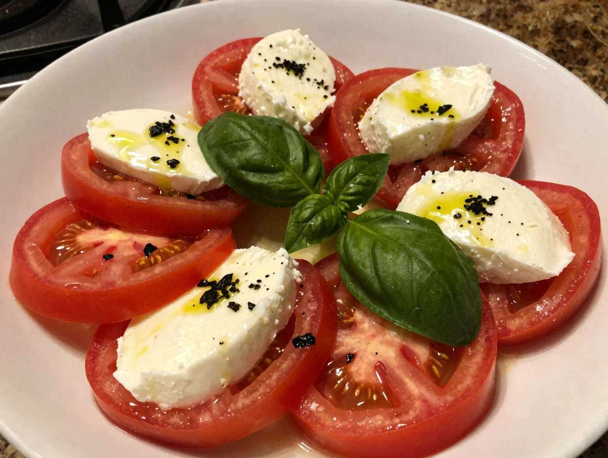 Tomato Basil Mozzarella Salad