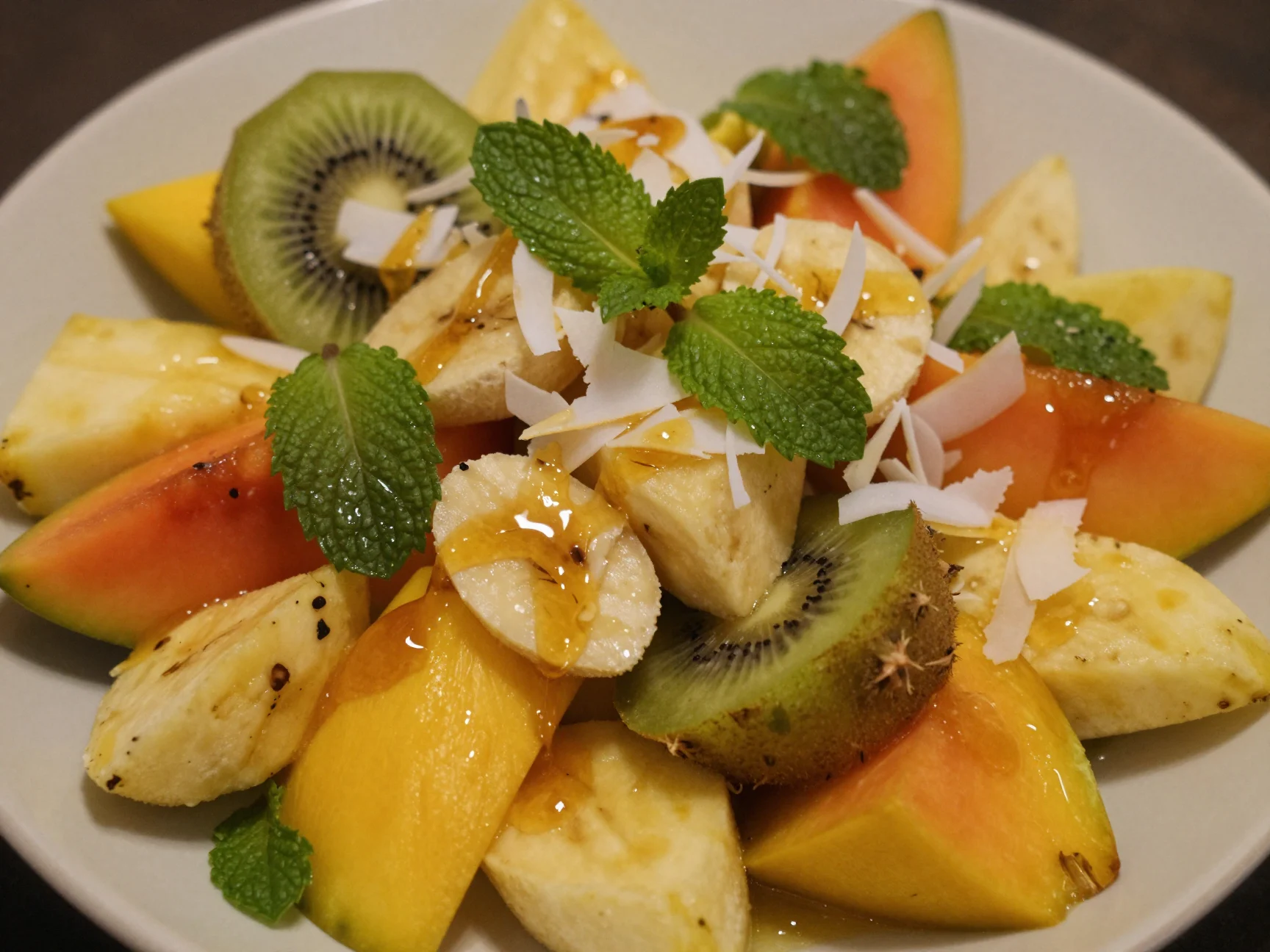 Tropical Fruit Salad with Coconut