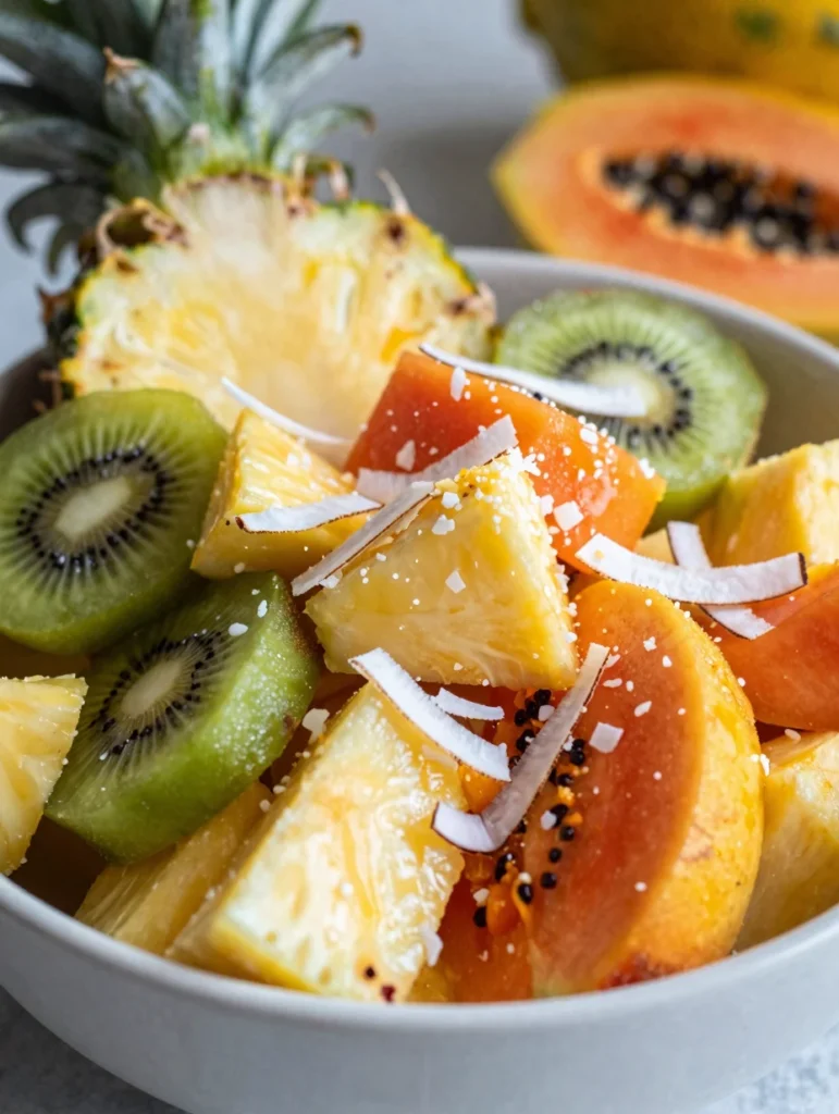 Tropical Fruit Salad with Coconut
