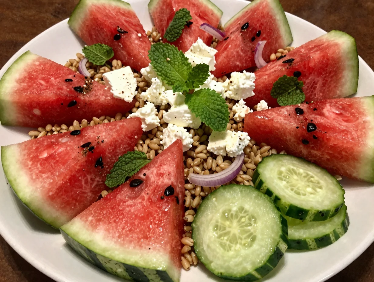 Watermelon and Feta Grain Bowl