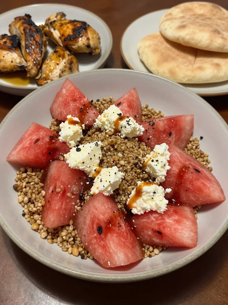 Watermelon and Feta Grain Bowl