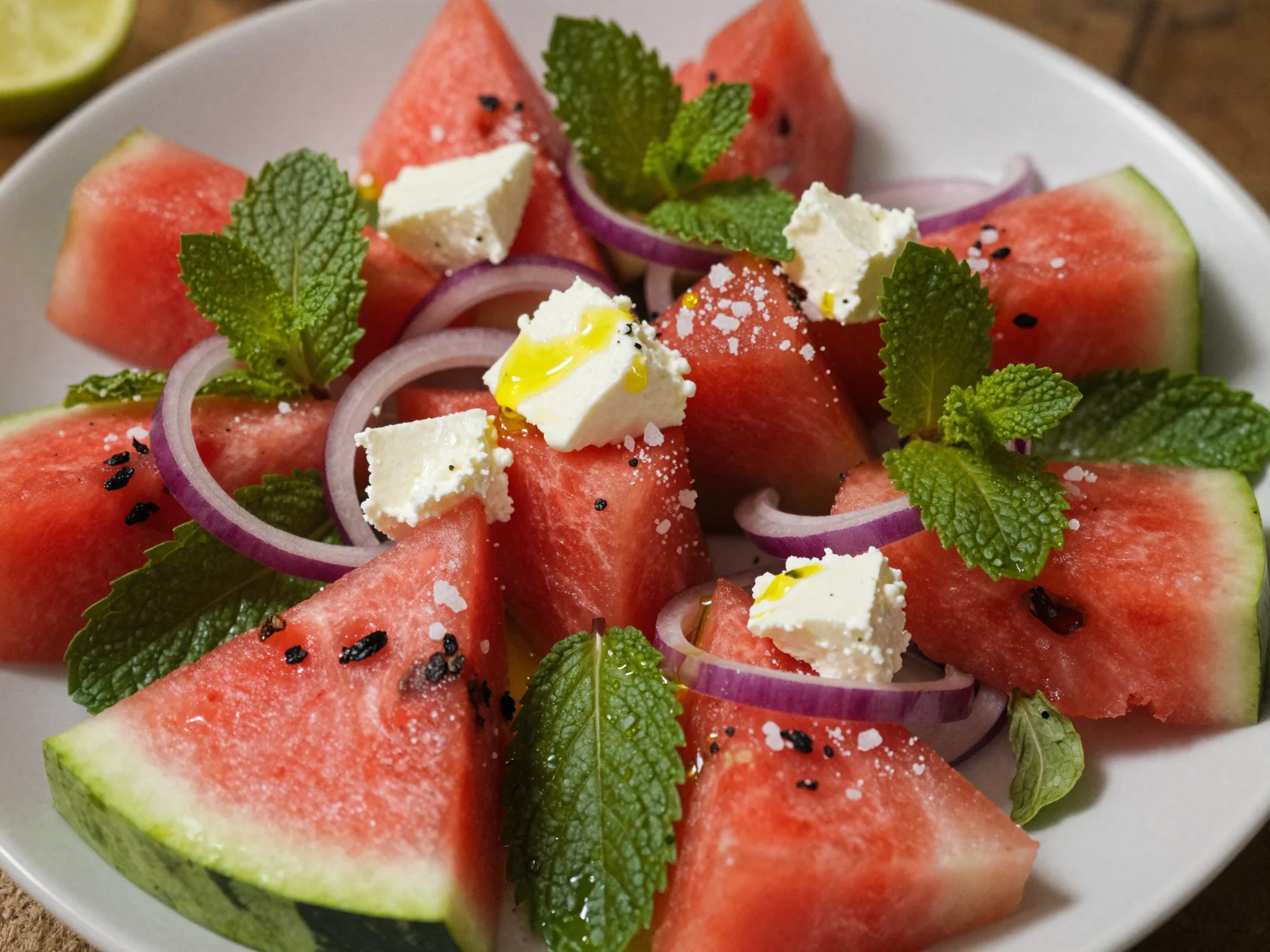 Watermelon Mint Salad
