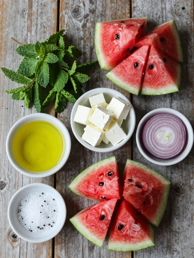 Watermelon Mint Salad