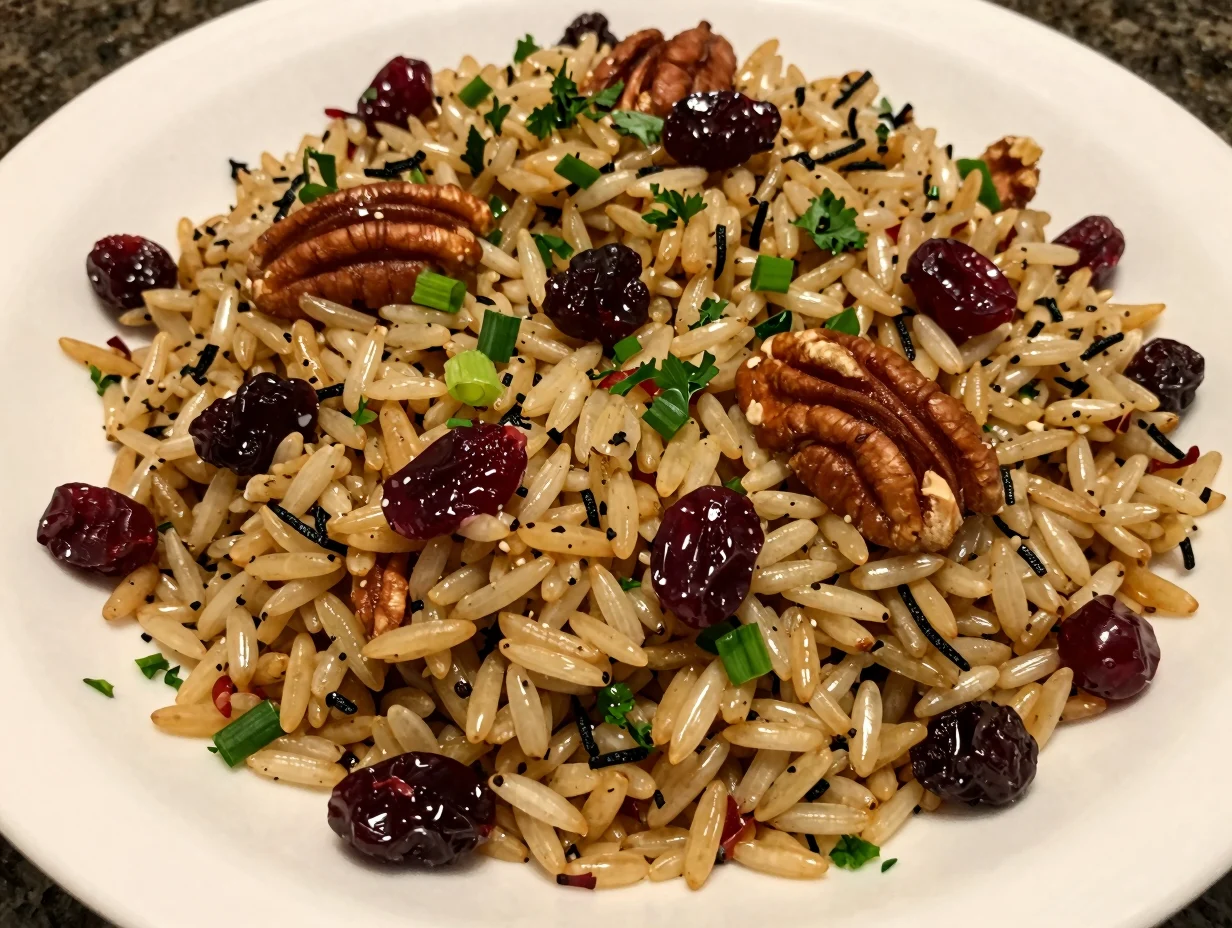 Wild Rice and Cranberry Salad