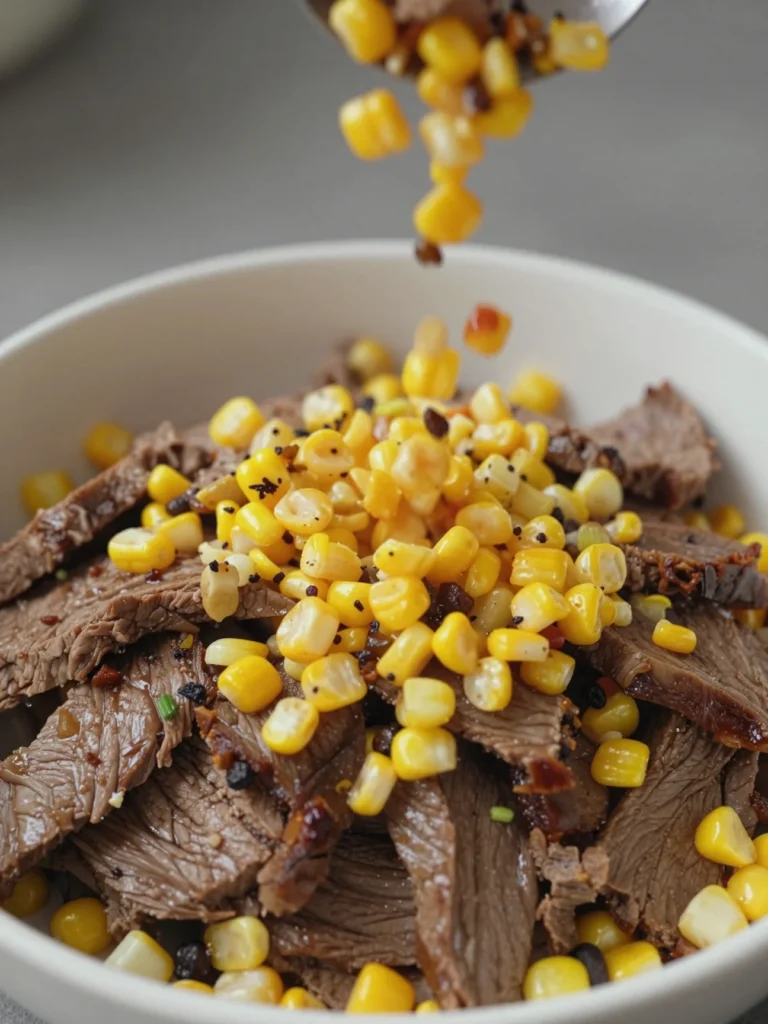 Beef and Roasted Corn Salad