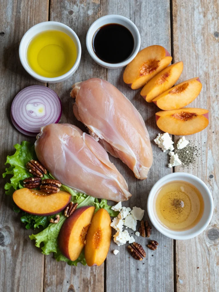 Chicken and Peach Salad