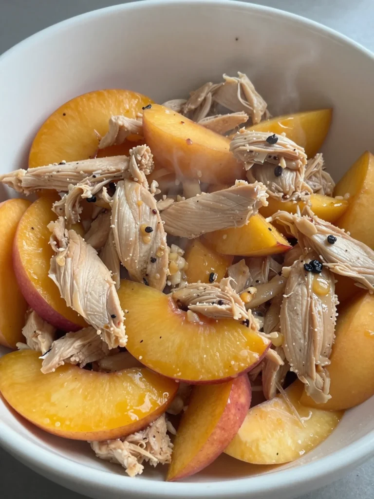 Chicken and Peach Salad