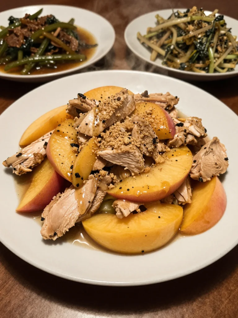 Chicken and Peach Salad