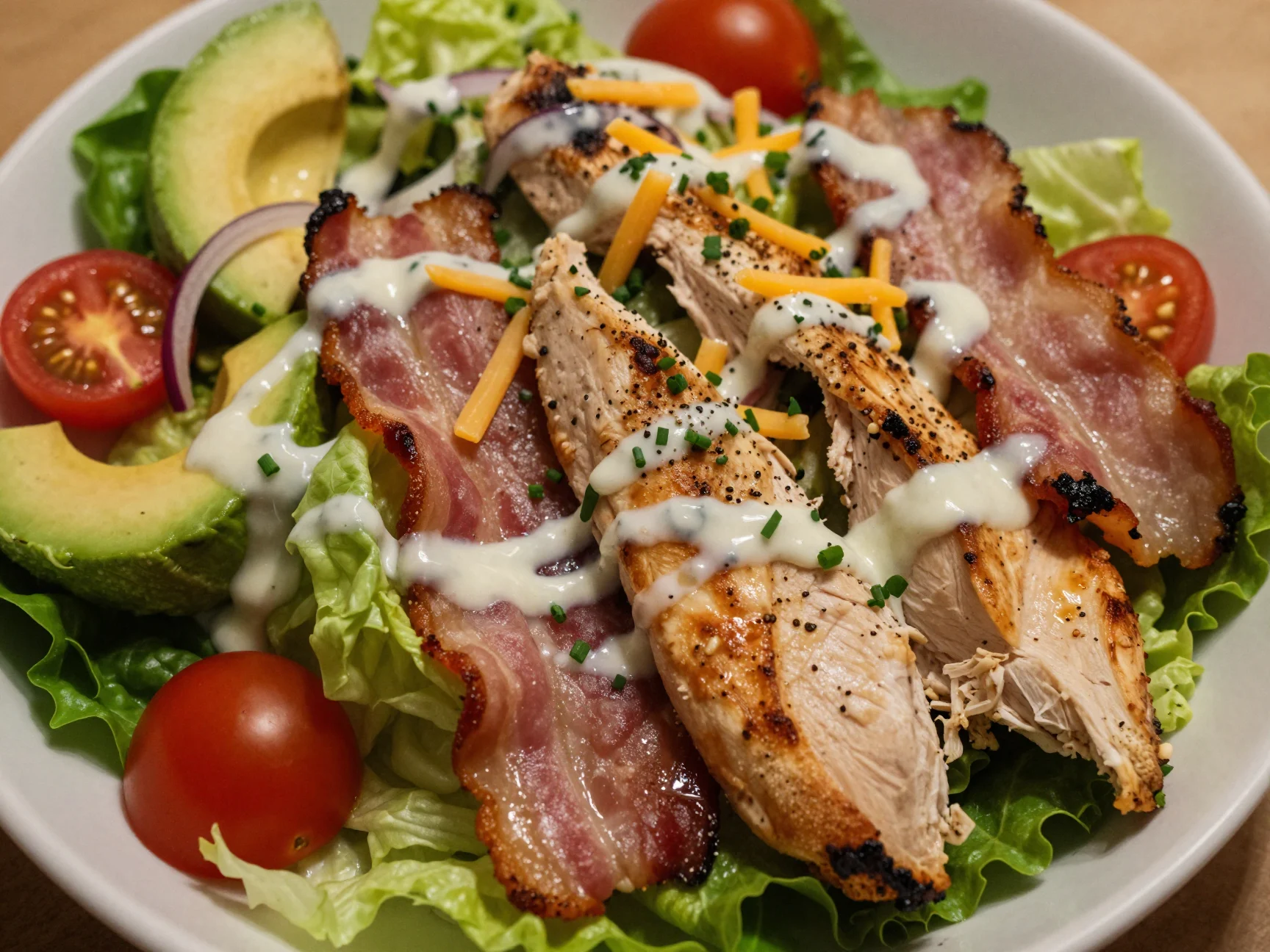 Chicken Bacon Ranch Salad