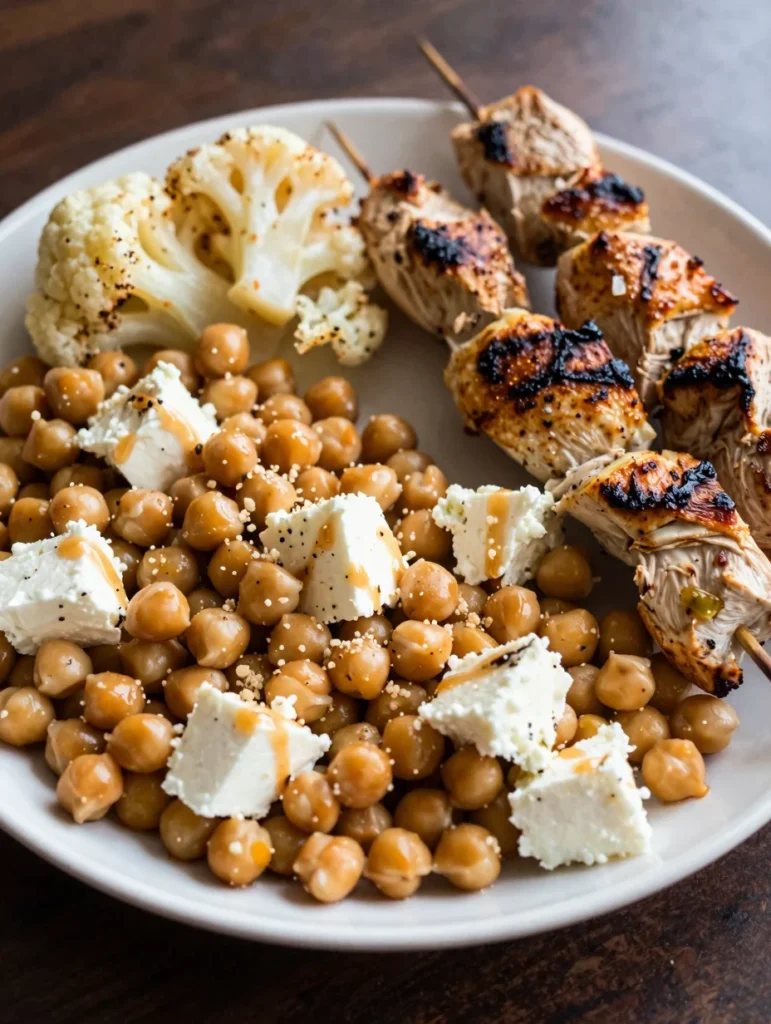 Chickpea Feta Protein Salad