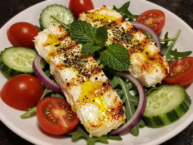 Grilled Halloumi Salad
