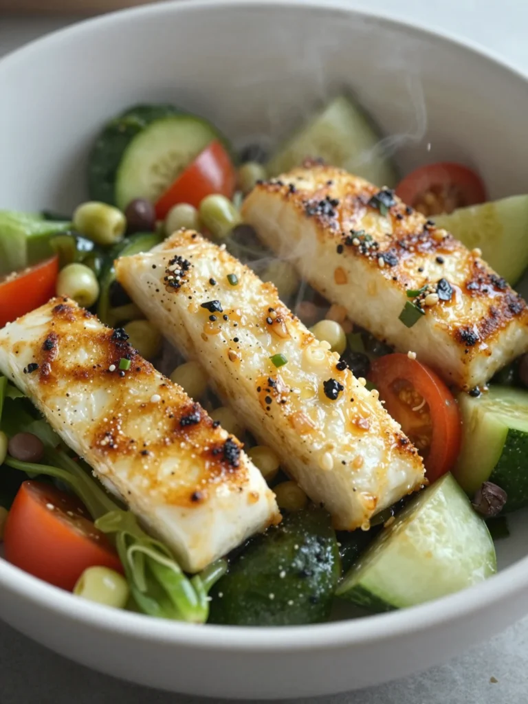 Grilled Halloumi Salad