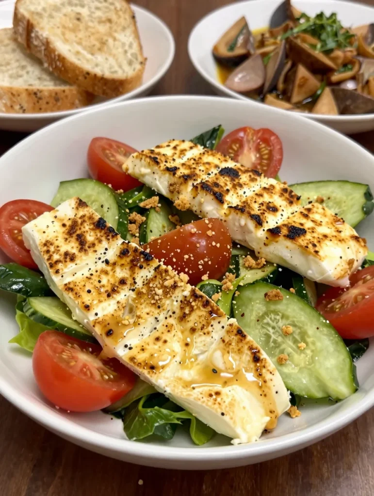 Grilled Halloumi Salad