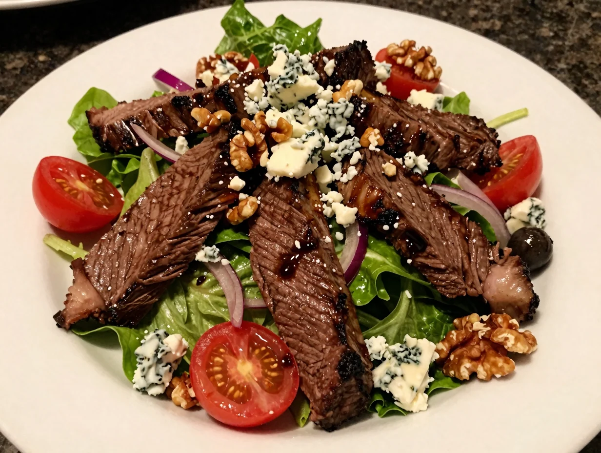 Grilled Steak Salad with Blue Cheese