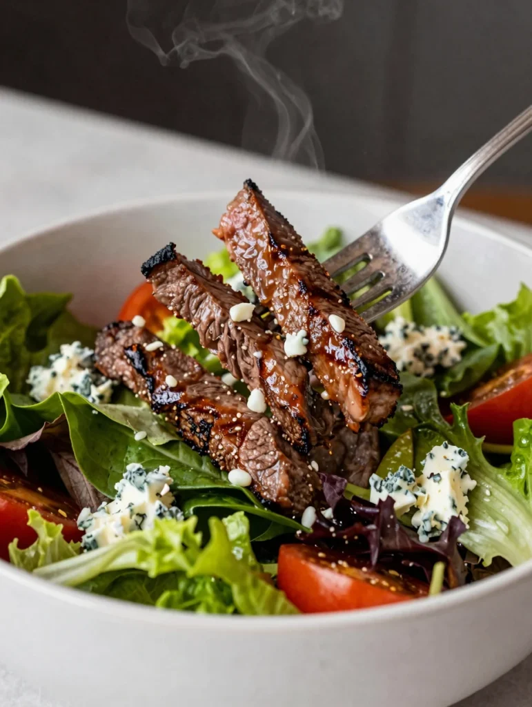 Grilled Steak Salad with Blue Cheese