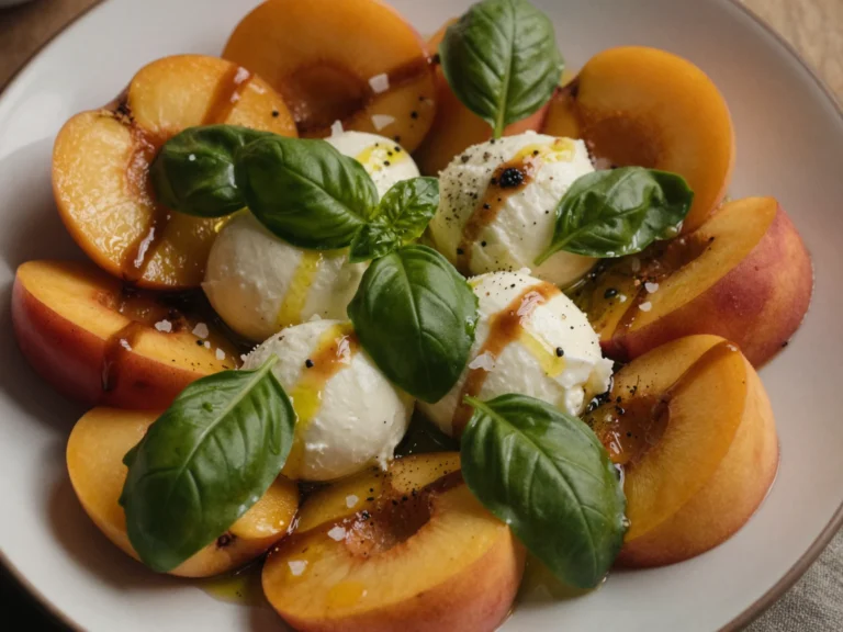 Nectarine and Basil Salad