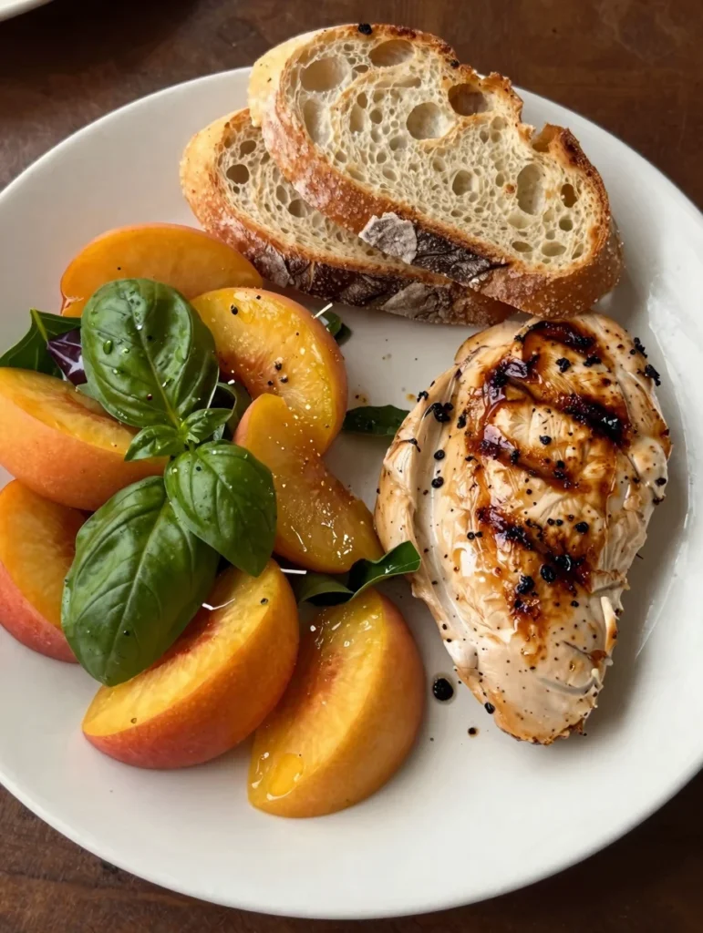 Nectarine and Basil Salad