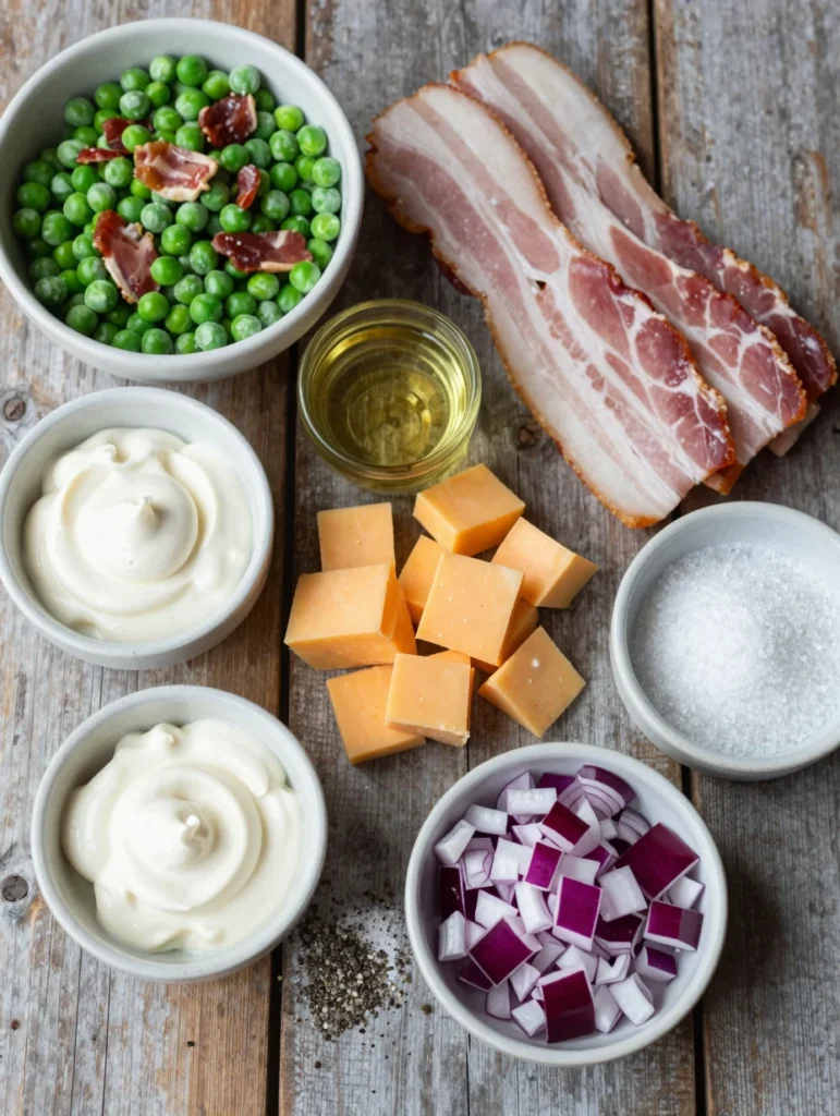 Pea and Bacon Salad